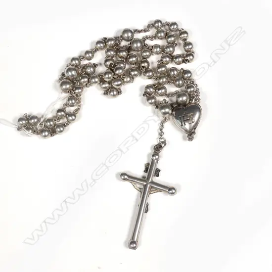 SILVER ROSARY