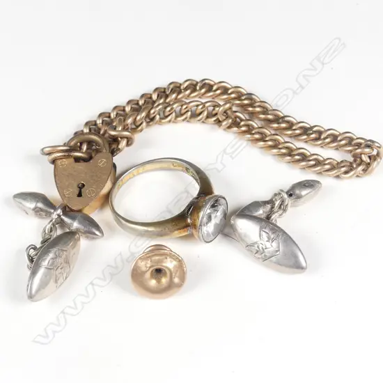 ASSORTED SILVER,GOLD PLATED, COSTUME PIECES