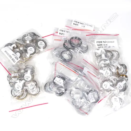 3 BAGS OF S.STEEL WEDDERS, # 2568, 2066, 2570