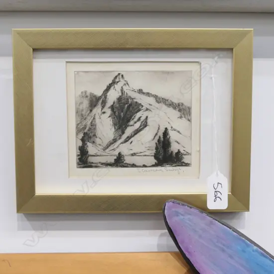 NZ SGD ETCHING EDGAR SEEYLE