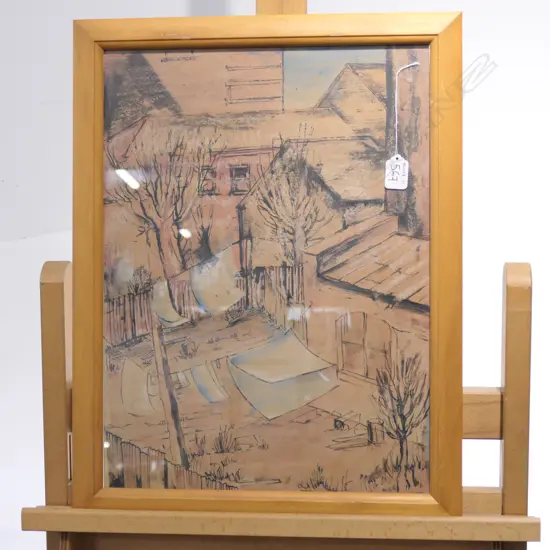 JOHN ASH - UNTITLED WATERCOLOUR 