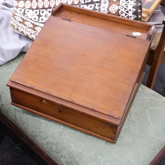 KAURI COLONIAL WRITING SLOPE W. 470MM