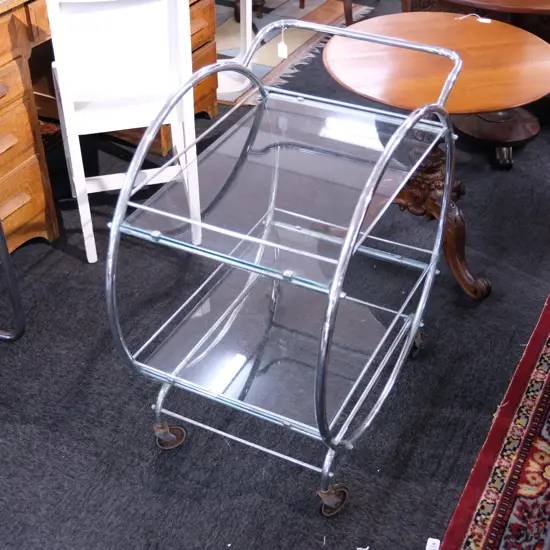 ART DECO TEA TROLLEY