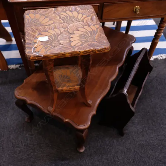 COFFEE TABLE + SIDE TABLE + MAGAZINE RACK