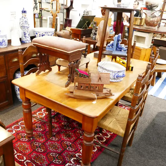 KAURI SCRUB TOP KITCHEN TABLE L. 1800MM