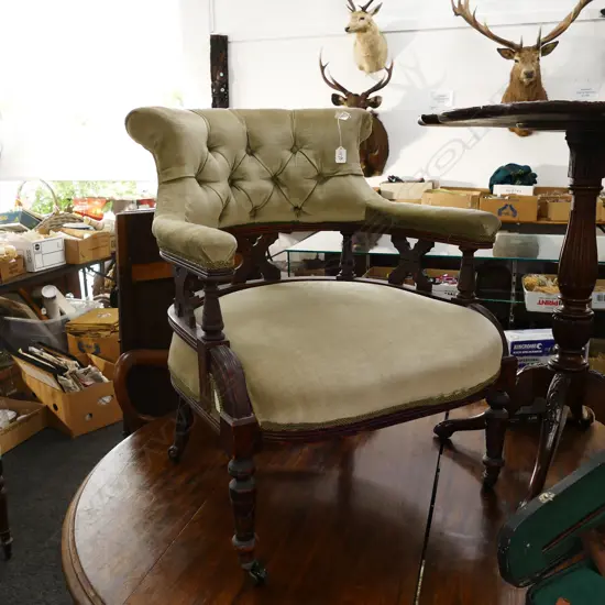 EDWARDIAN TUB CHAIR