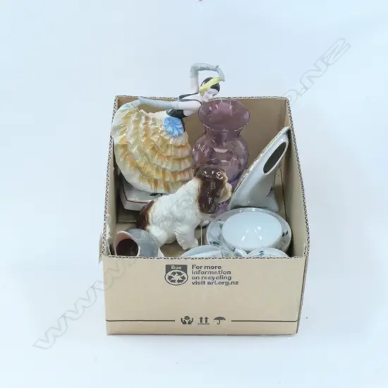 LOT ASST CHINA INCL. CHILDRENS PORCELAIN TEA SET / WADE ETC