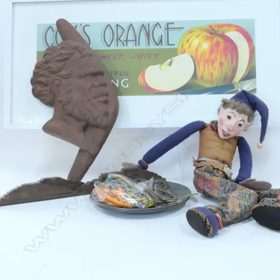 LOT ASST INCL. PEWTER TRAYS / FRUIT PRINT ETC