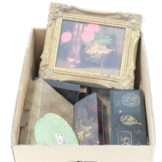 LOT ASST 30'S BOXES PRINT ETC