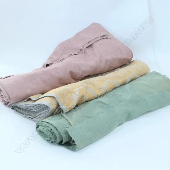 3 ROLLS ANTIQUE STYLE FABRIC