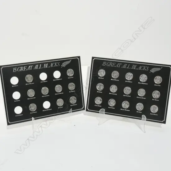 15 GREAT ALL BLACKS MEDAL COLLECTION