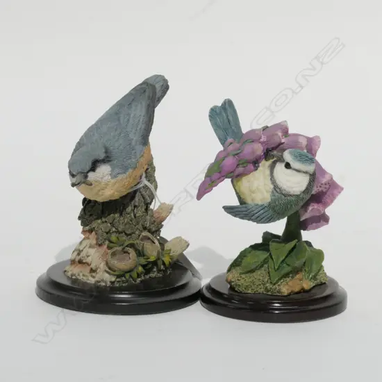 COUNTRY ARTISTS--2 X FINCHES  RESIN