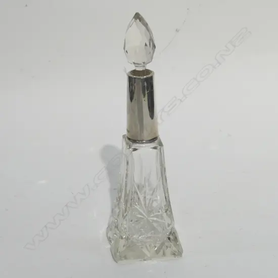 STERLING COLLARED SCENT BOTTLE H. 230