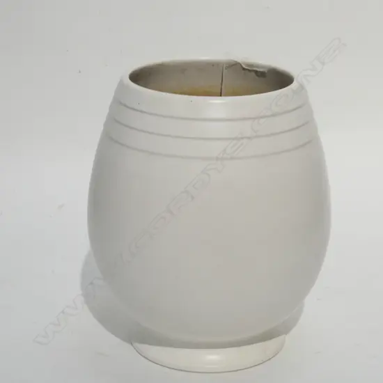 LARGE CROWN LYNN VASE SHAPE # 5 BY ERNEST SHUFFLEBOTHAM H. 240