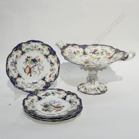 MINTON 5 PC FRUIT SET A/F