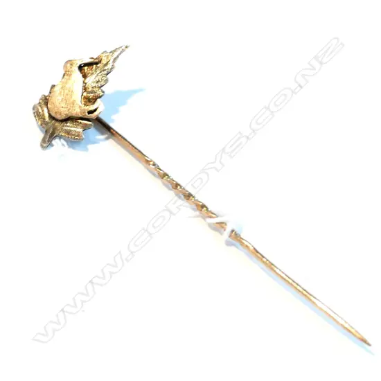 9CT GOLD KIWI STICK PIN