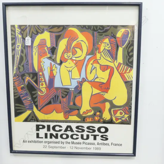 FRAMED PICASSO PRINT 630 X 530 MM