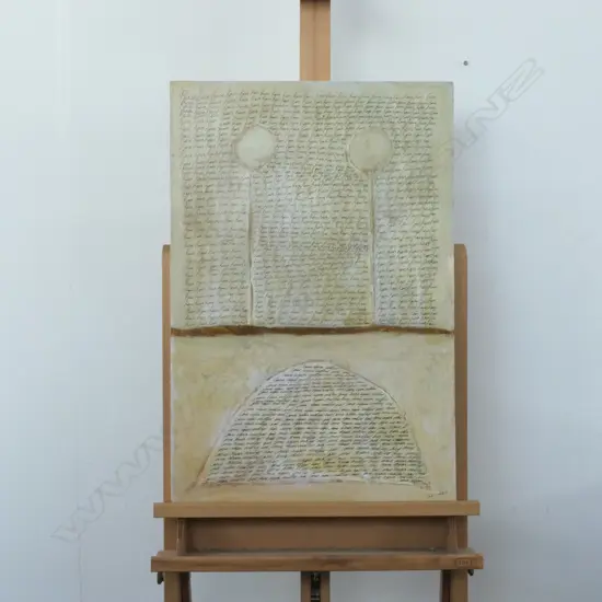 PAUL VINCENT MIXED MEDIA ON CANVAS S+D 98 730 X 500 MM