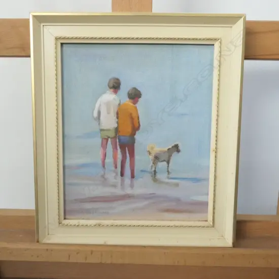 GWEN CASHMORE OIL WATCHING 320 X 270 MM