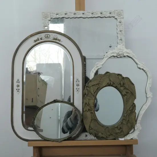 5 FRAMED MIRRORS H. 700