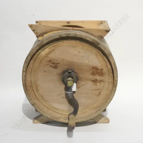 WOODEN BUTTER CHURN A/F