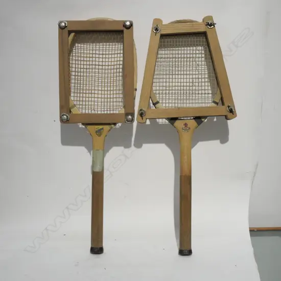 TWO VINTAGE TENNIS RACQUETS