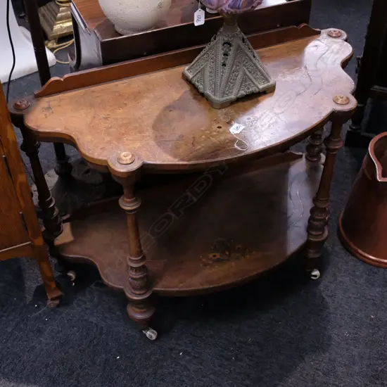 VICT. WALNUT INLAID WHAT NOT H. 620