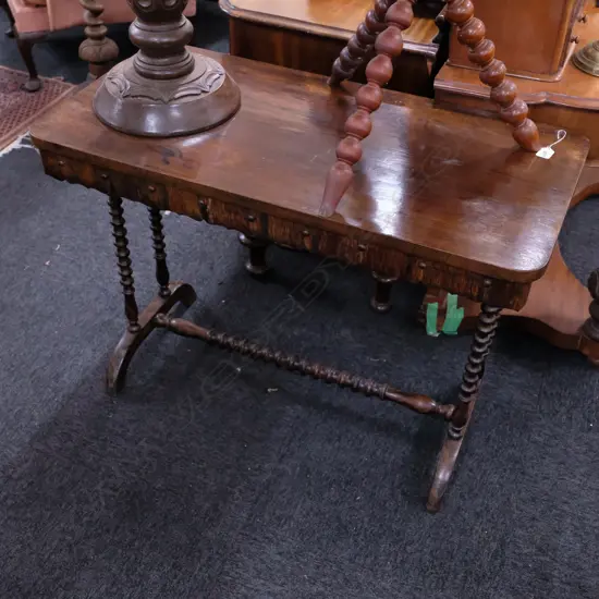 19TH C. ROSEWOOD SIDE TABLE W. 920