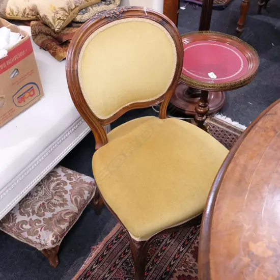 PR OF VICT BALLOON BACK CHAIRS