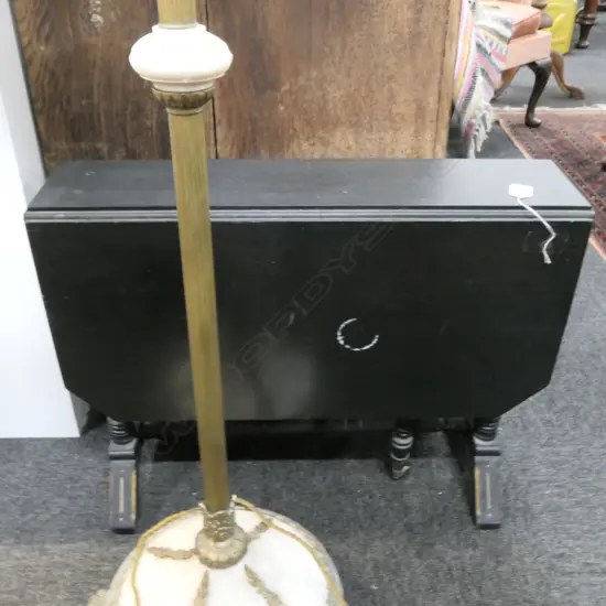 SMALL EBONISED SUTHERLAND TABLE