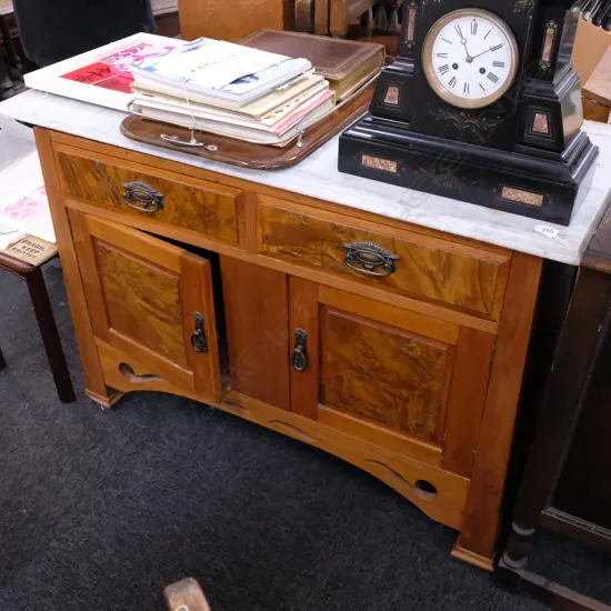 COLONIAL KAURI MARBLE TOPPED WASHSTAND L 1200 MM