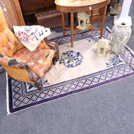 WORN CHINESE RUG 2060 X 1300