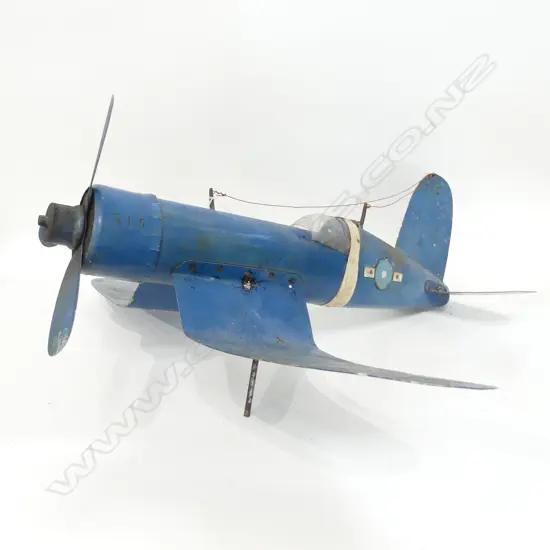 NZ RAF F4U CORSAIR AIRCRAFT VINTAGE HOMEMADE WEATHER VAIN