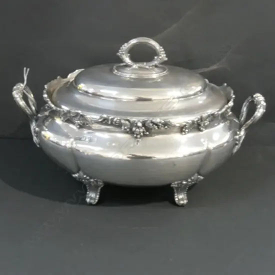 SILVER PLATE SOUP TUREEN