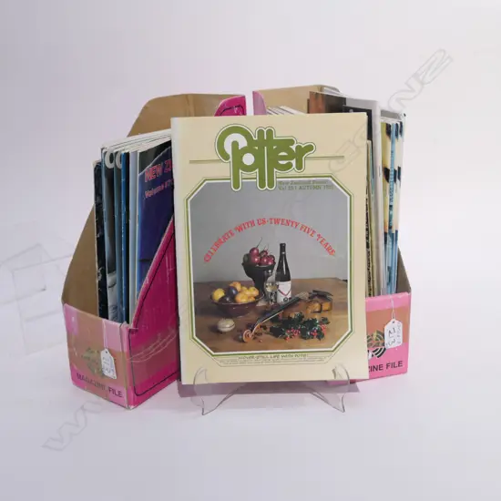 44 MAINLY NZ VINTAGE POTTER MAGAZINES