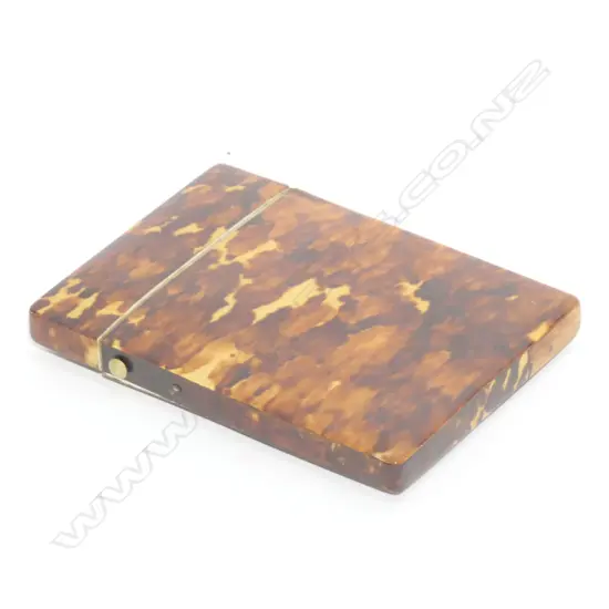 VICT. TORTOISESHELL CARD CASE 