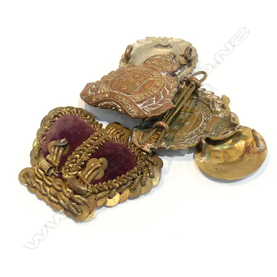 BAG 5 MILITARY BADGES INCLUDES...