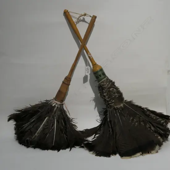 2 FEATHER DUSTERS