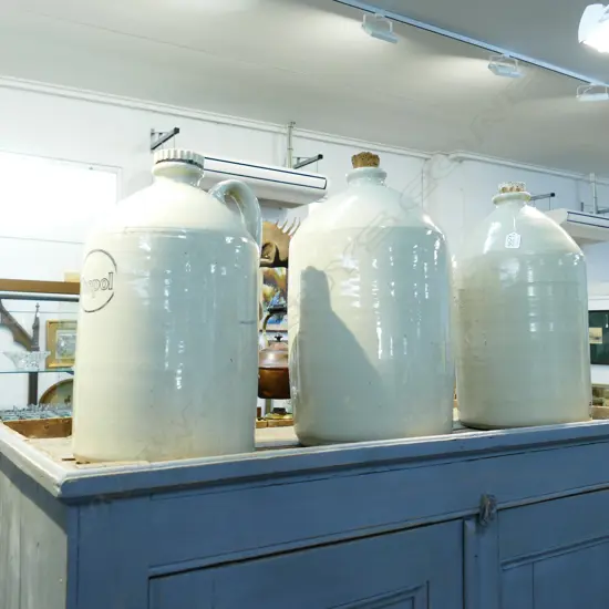 3 STONE CROCKS H 450 MM