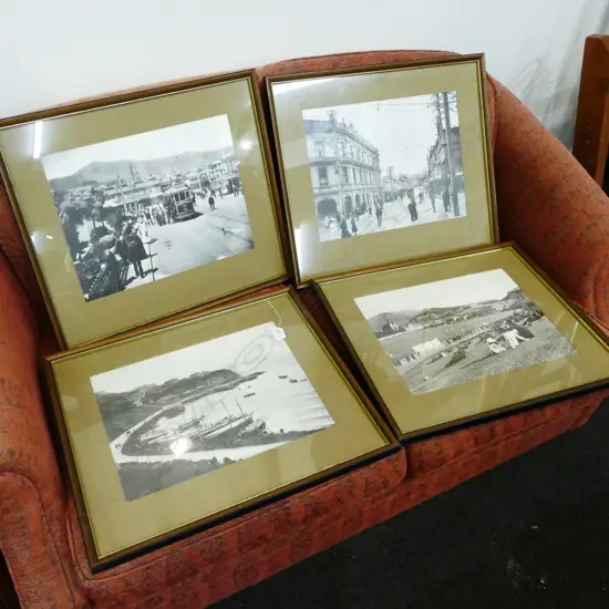 4 LGE FORMAT PHOTOS 'VIEWS OF WELLINGTON' PUBLISHED BY TURNBULL LIBRARY