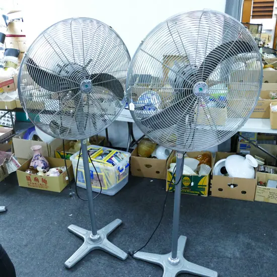 LGE 2 BLADE INDUSTRIAL FAN FLOOR STANDING