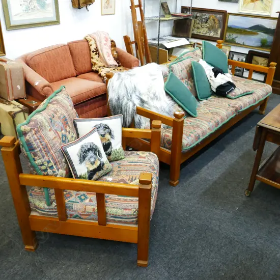 2PC DANSKE MOBLER LOUNGE SUITE