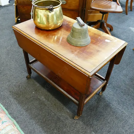 VINTAGE TROLLEY TABLE W. 870MM