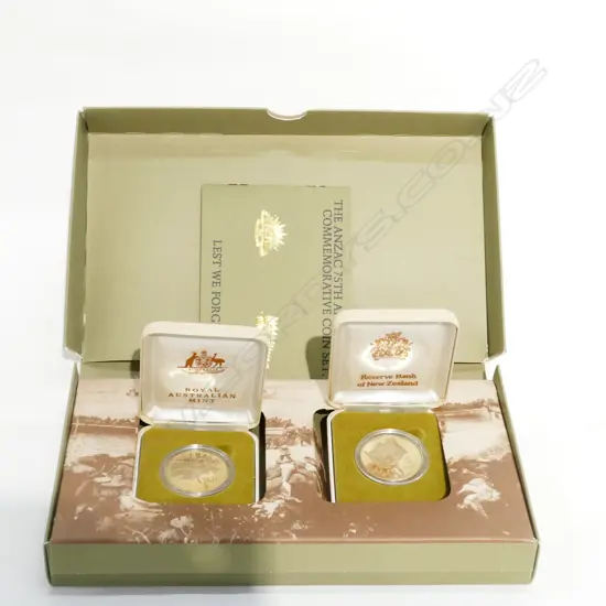ANZAC COMMEN. COIN SET 1990