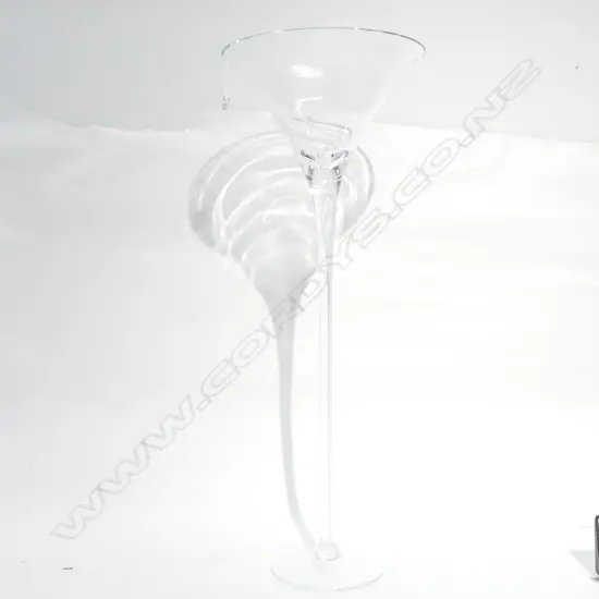 LARGE INTERIOR DESIGN DISPLAY MARTINI GLASS, H. 900MM