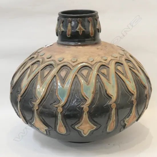 LARGE POTTERY VASE ISRAEL W 500MM