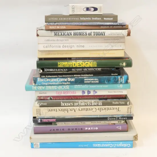 LOT ASST INTERIOR DESIGN BOOKS
