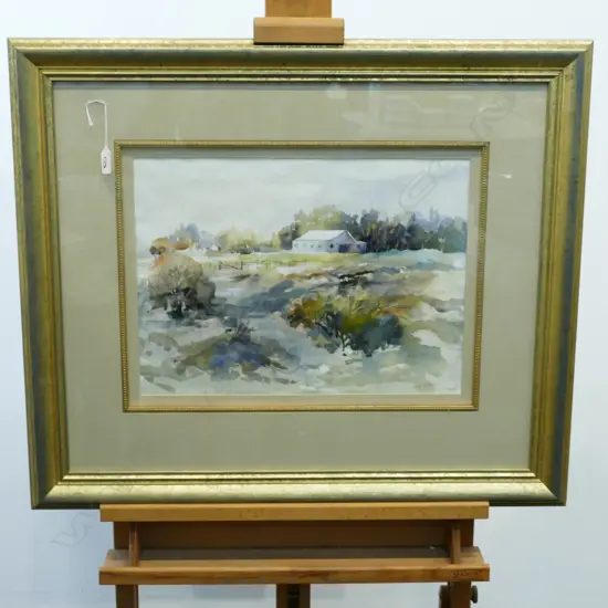 LANCE O'GORMAN / WATERCOLOR  FARMHOUSE 