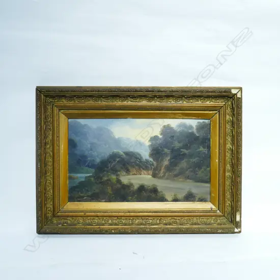 VICTORIAN OIL WITH GILT FRAME (ARTIST UNKNOWN) 240 x 410mm