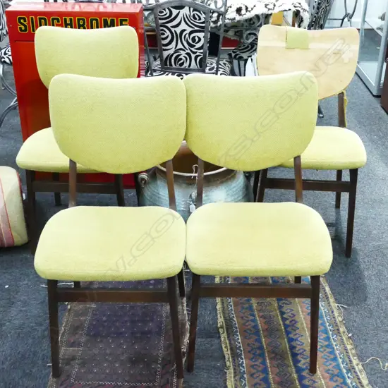 4 RETRO CHAIRS